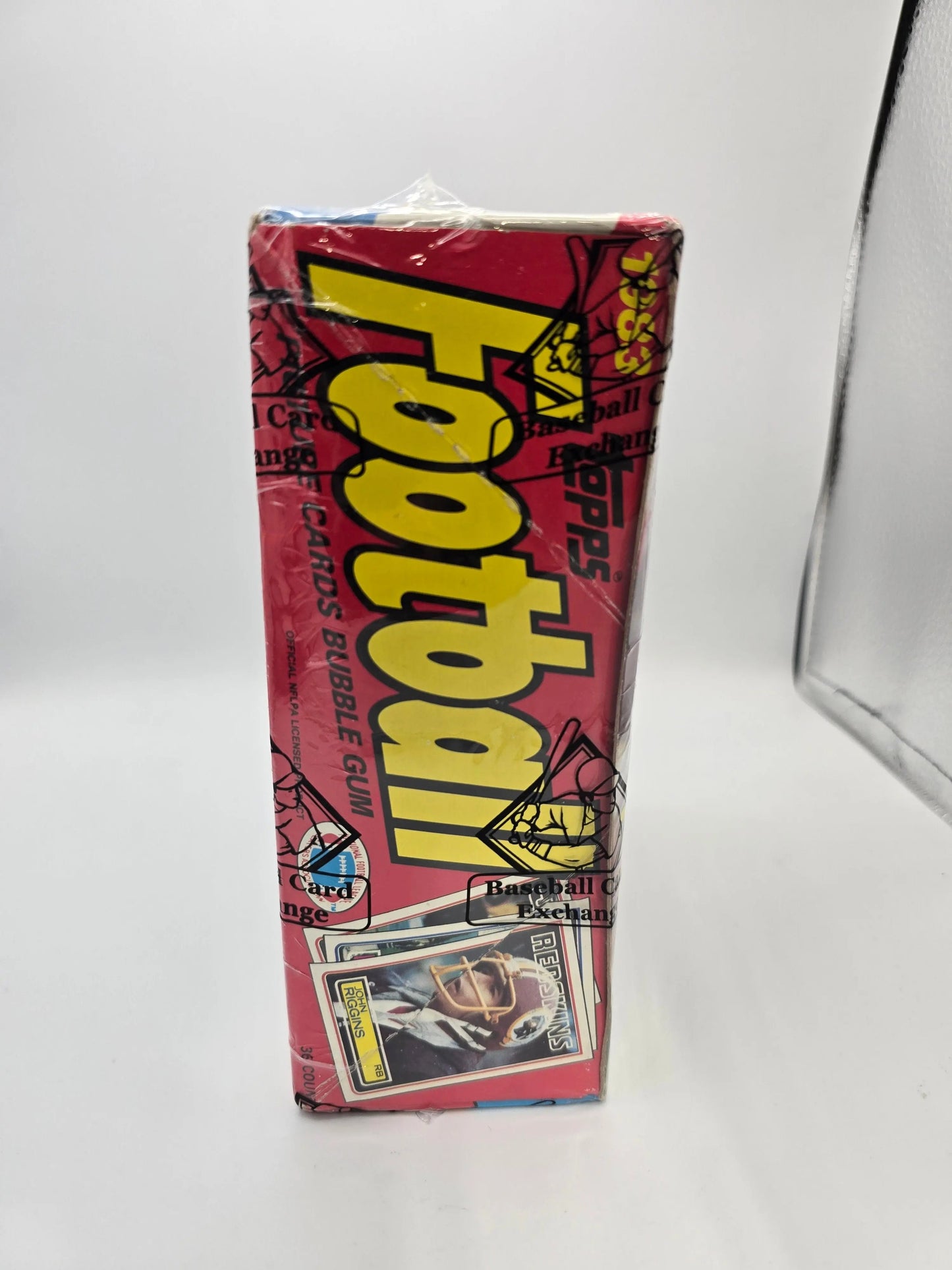 1983 BBCE Topps Football Factory Sealed Hobby Box Marcus Allen RC