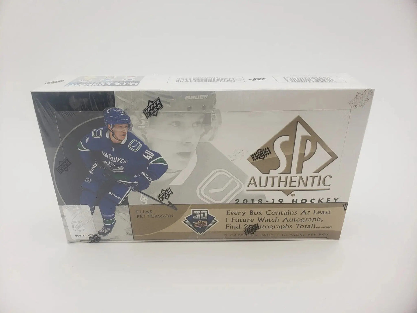 2018-19 Upper Deck UD SP Authentic Hockey Hobby Box New Sealed