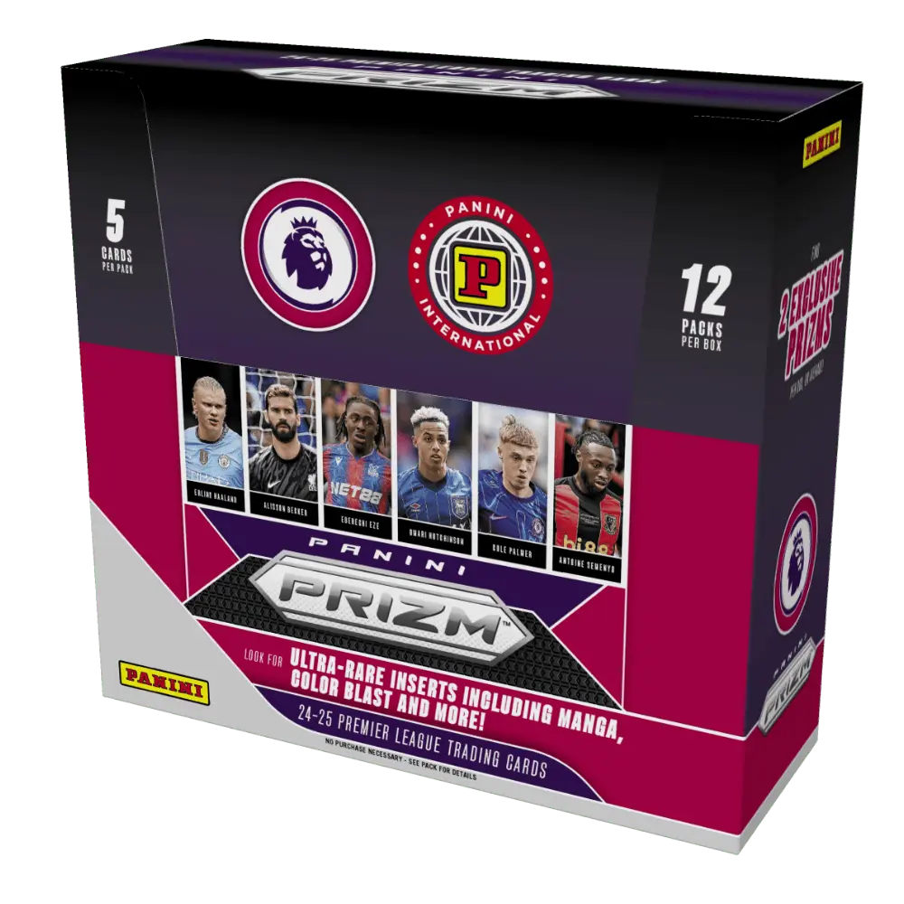 2024-25 Panini Prizm EPL Soccer Football Cards Sealed Hobby International Box
