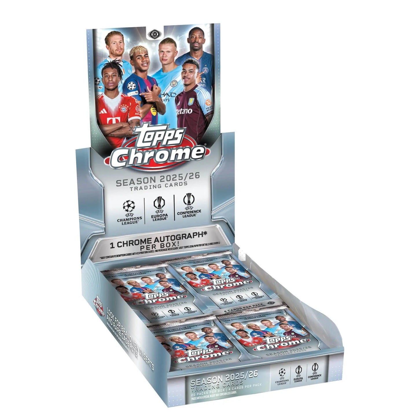 2025-26 Topps Chrome Champions League Hobby Box
