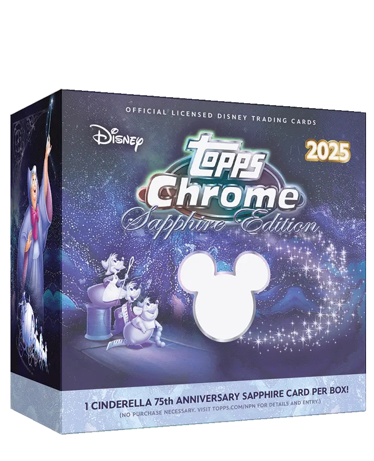 2025 Topps Chrome Sapphire Disney Hobby