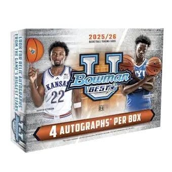 2026 Topps NCAA Basketball Bowman Best Hobby Box
