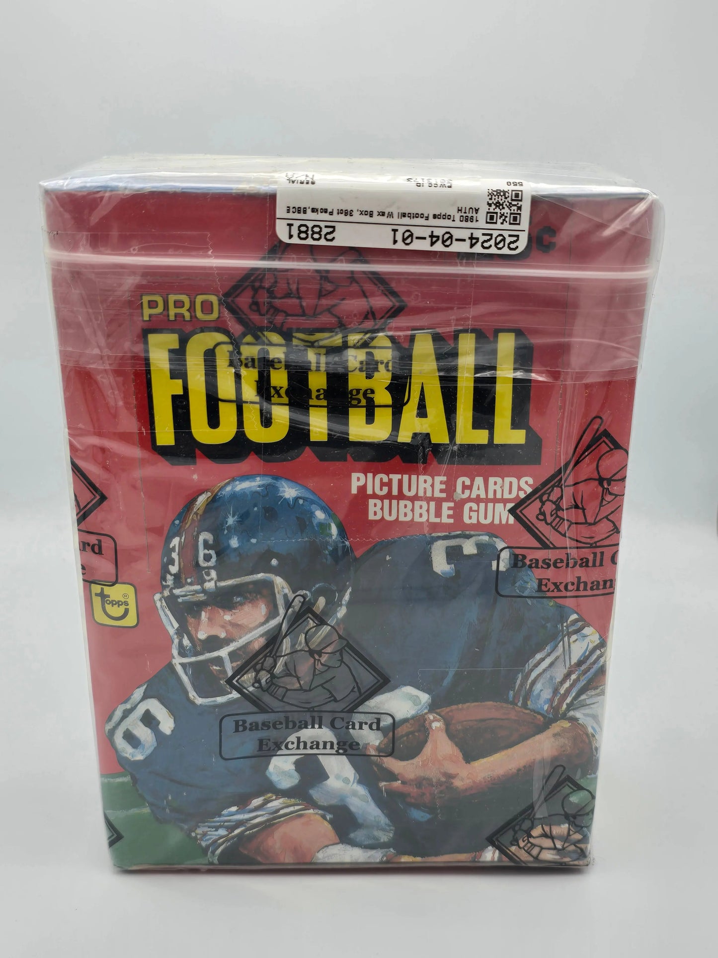 1980 Topps BBCE Football Unopened Wax Box