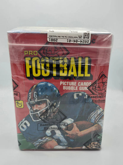 1980 Topps BBCE Football Unopened Wax Box