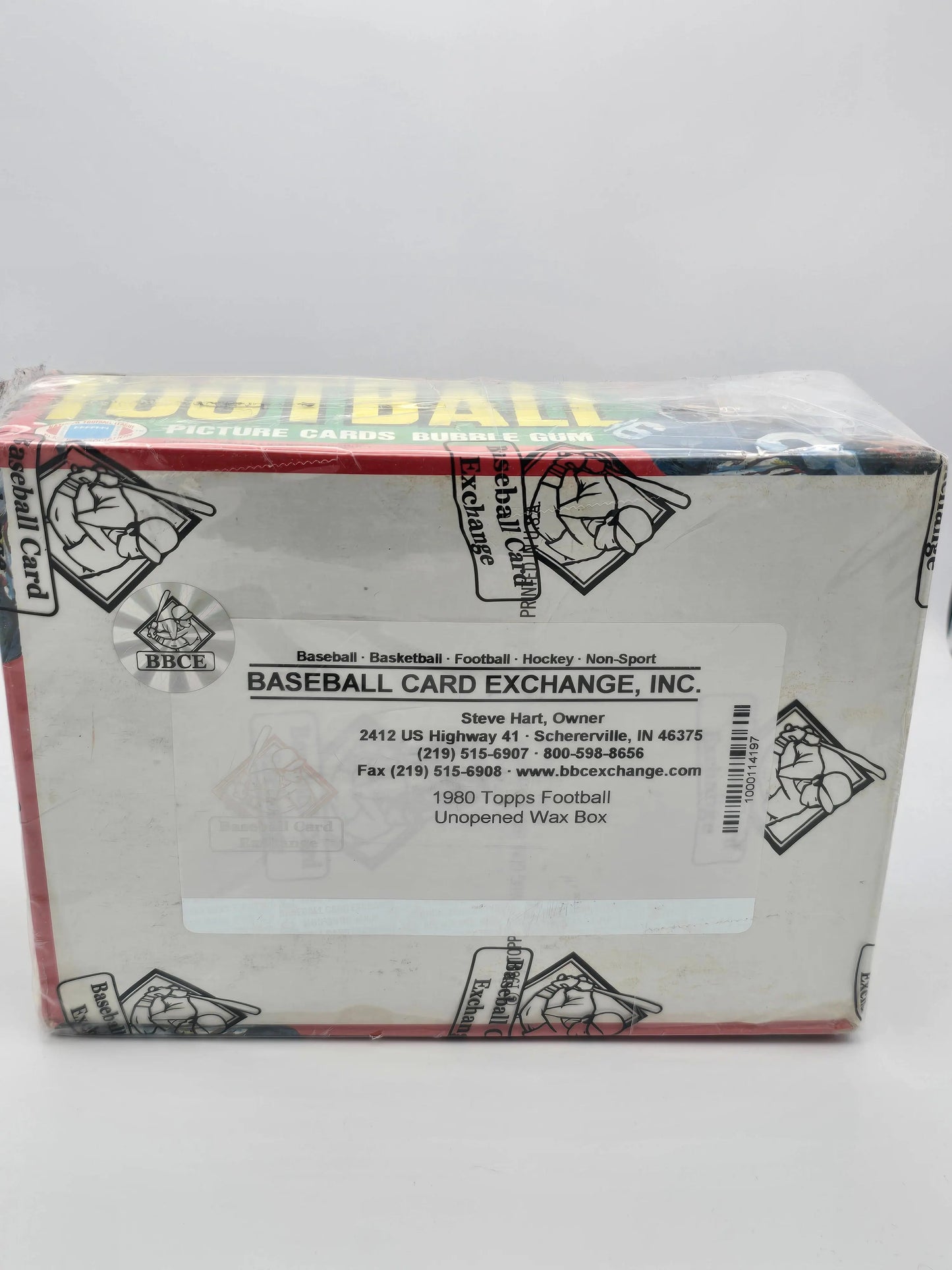 1980 Topps BBCE Football Unopened Wax Box