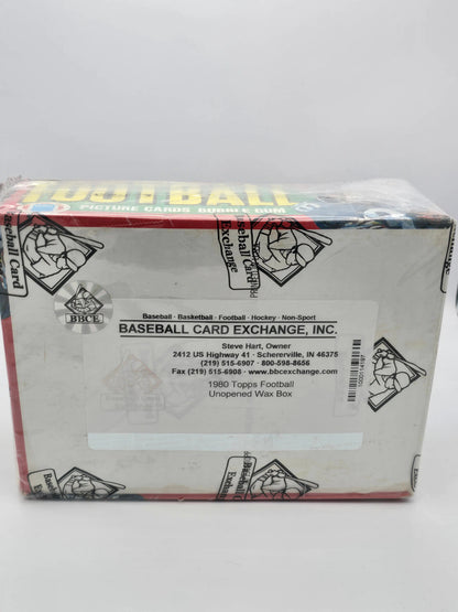 1980 Topps BBCE Football Unopened Wax Box