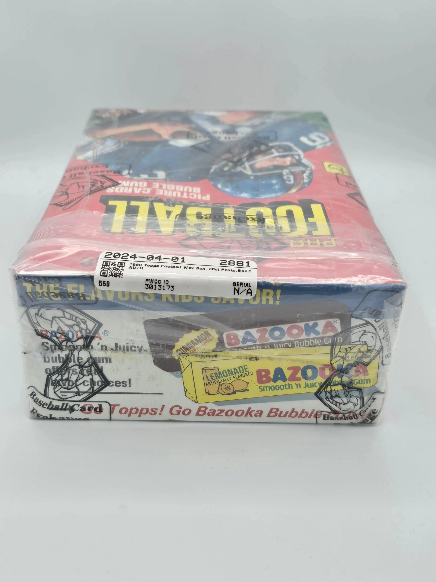 1980 Topps BBCE Football Unopened Wax Box