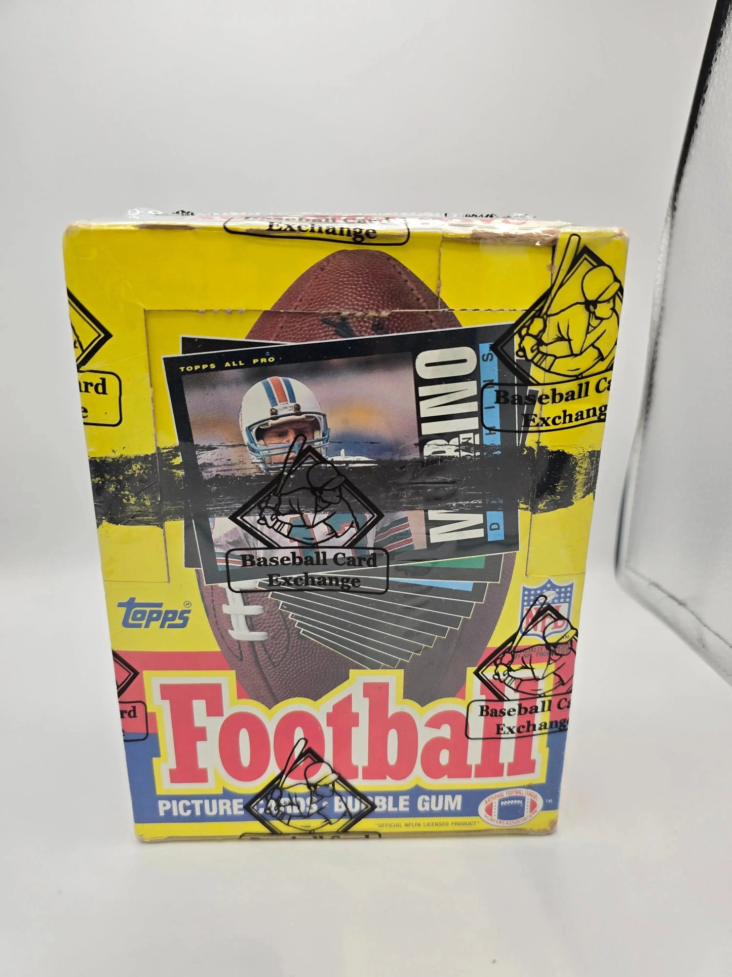 1985 BBCE Topps Football Factory Sealed Hobby Box Warren Moon RC