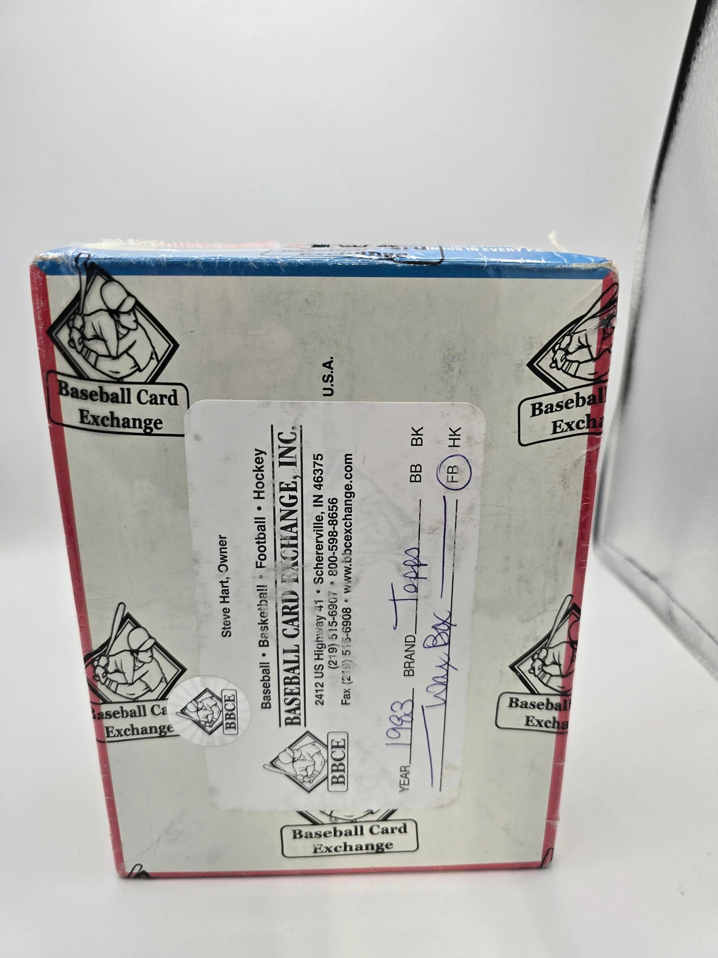 1983 BBCE Topps Football Factory Sealed Hobby Box Marcus Allen RC