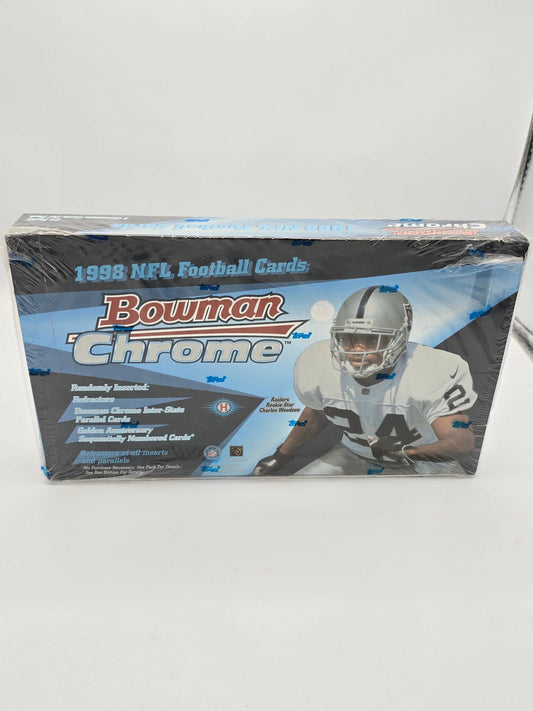 1998 Bowman Chrome Football Unopened Sealed Hobby Box