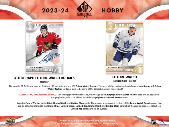 2023-24 Upper Deck SP Authentic Hockey Hobby Box SPA