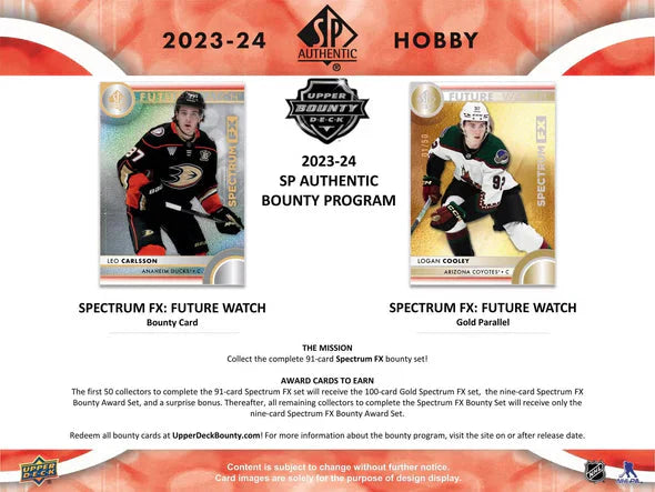 2023-24 Upper Deck SP Authentic Hockey Hobby Box SPA