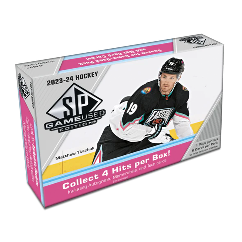 2023-24 Upper Deck SP Game Used Hockey Hobby Box