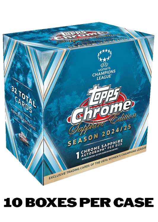 2024-25 Topps Chrome® Sapphire UEFA Women's Champions League Hobby Box