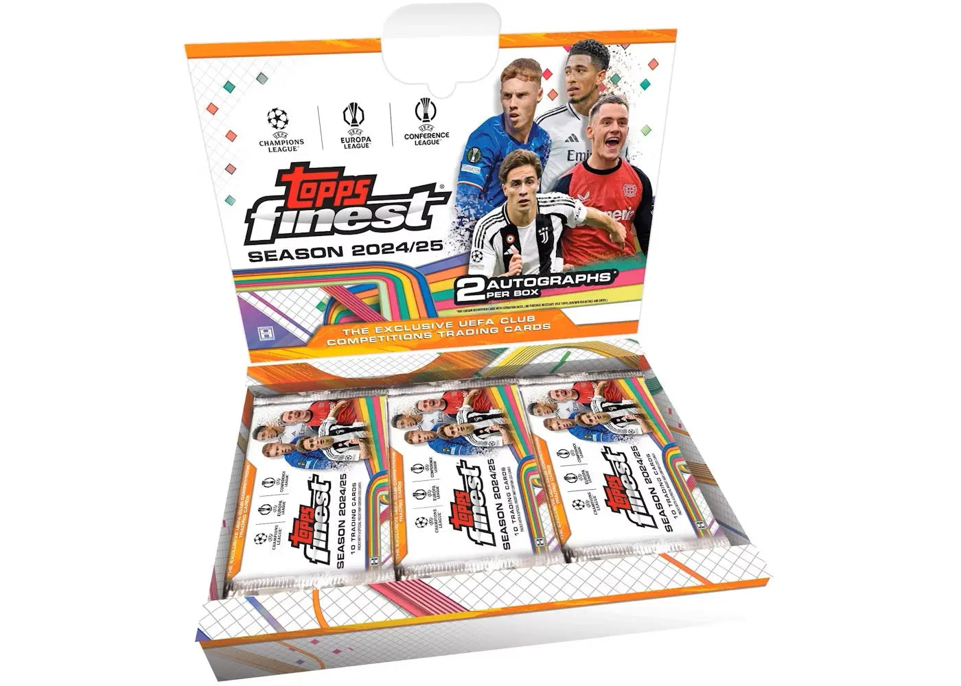 2024-25 Topps UEFA Club Competitions Finest Soccer Hobby Box