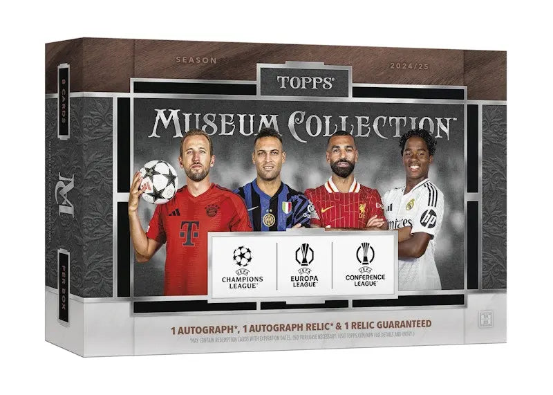 2024-25 Topps UEFA Club Competitions Museum Collection Soccer Hobby Box