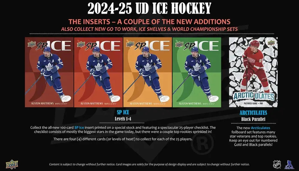 2024-25 Upper Deck Ice Hockey Hobby Box