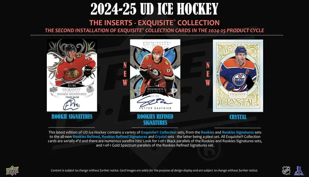 2024-25 Upper Deck Ice Hockey Hobby Box