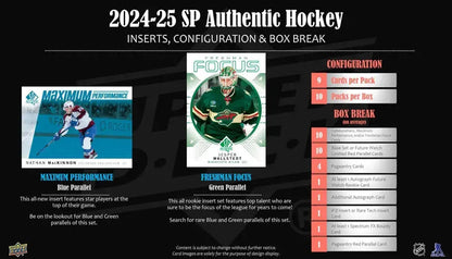 2024-25 Upper Deck SP Authentic Hockey Hobby Box SPA