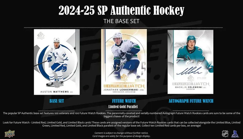 2024-25 Upper Deck SP Authentic Hockey Hobby Box SPA