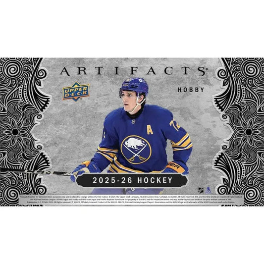 2025-26 Upper Deck Artifacts Hockey Hobby Box - 2 Hits Per Box