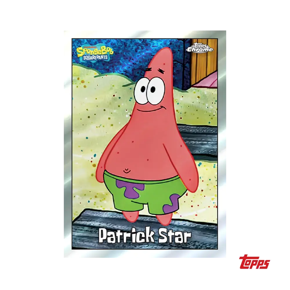 2025 Topps Chrome 25th Anniversary Spongebob Squarepants Hobby Box