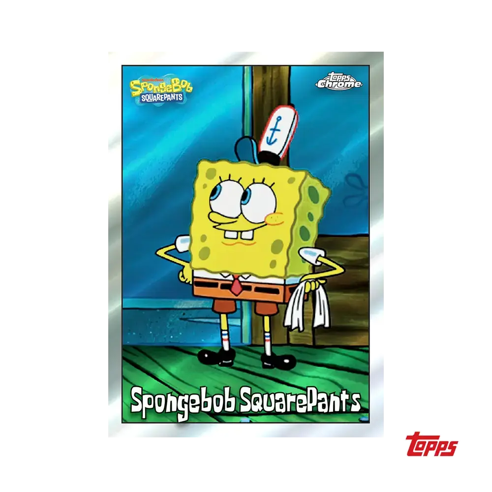 2025 Topps Chrome 25th Anniversary Spongebob Squarepants Hobby Box