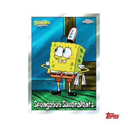 2025 Topps Chrome 25th Anniversary Spongebob Squarepants Hobby Box