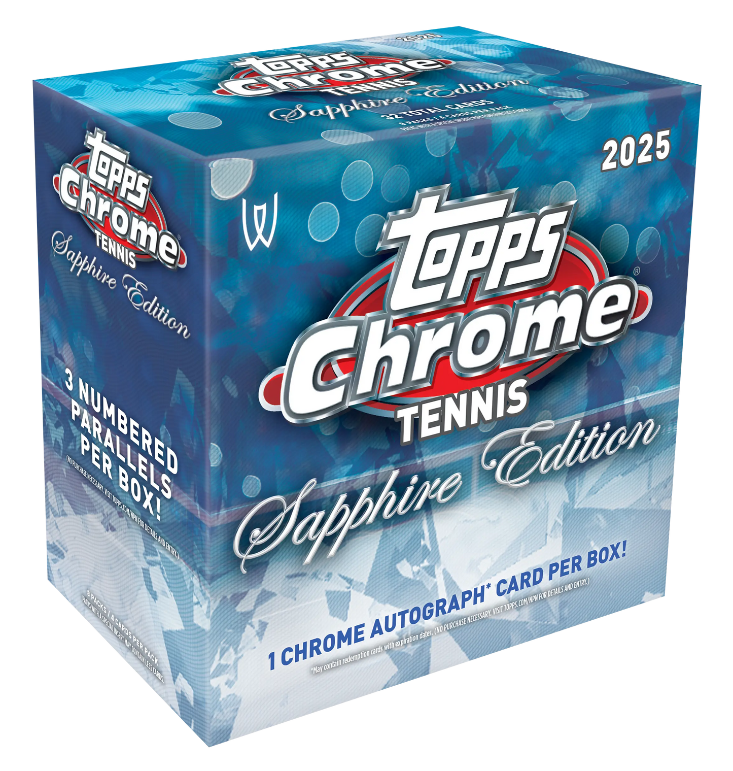 2025 Topps Chrome Tennis Sapphire Edition Box