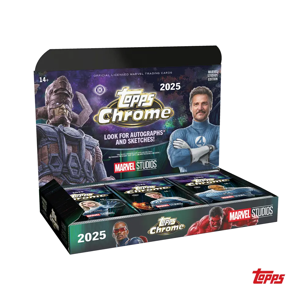 2025 Topps Marvel Studios Chrome Hobby Box