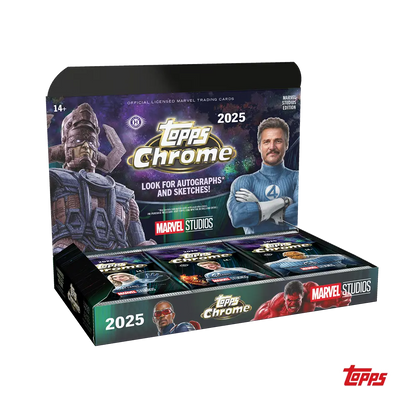 2025 Topps Marvel Studios Chrome Hobby Box