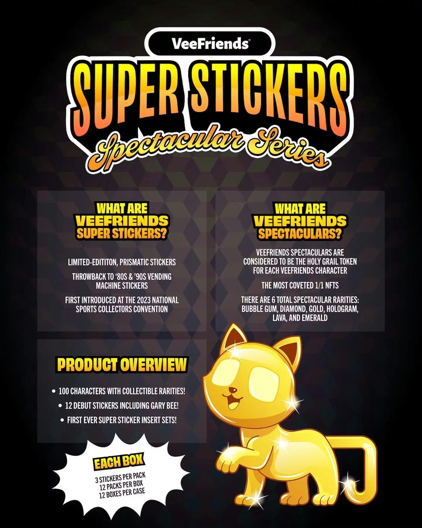 2026 VEE FRIENDS Super Stickers Spectacular Series SEALED CASE