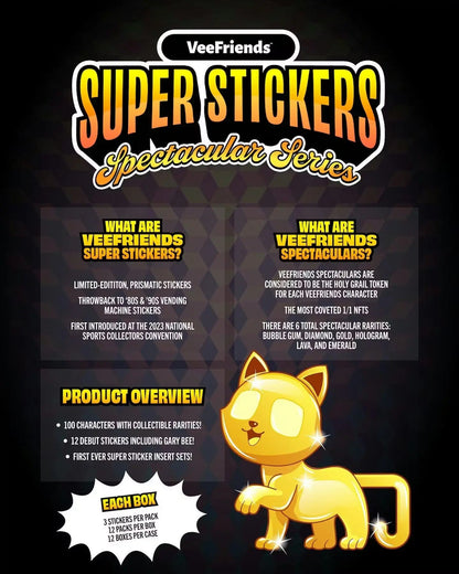 2026 VEE FRIENDS Super Stickers Spectacular Series SEALED CASE