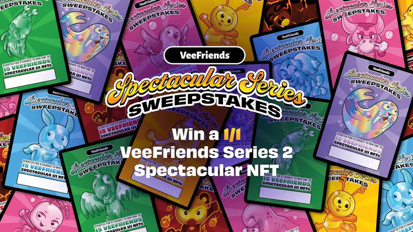 2026 VEE FRIENDS Super Stickers Spectacular Series SEALED CASE