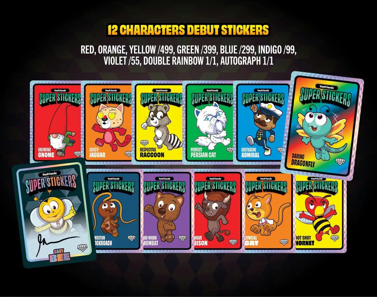 2026 VEE FRIENDS Super Stickers Spectacular Series SEALED CASE