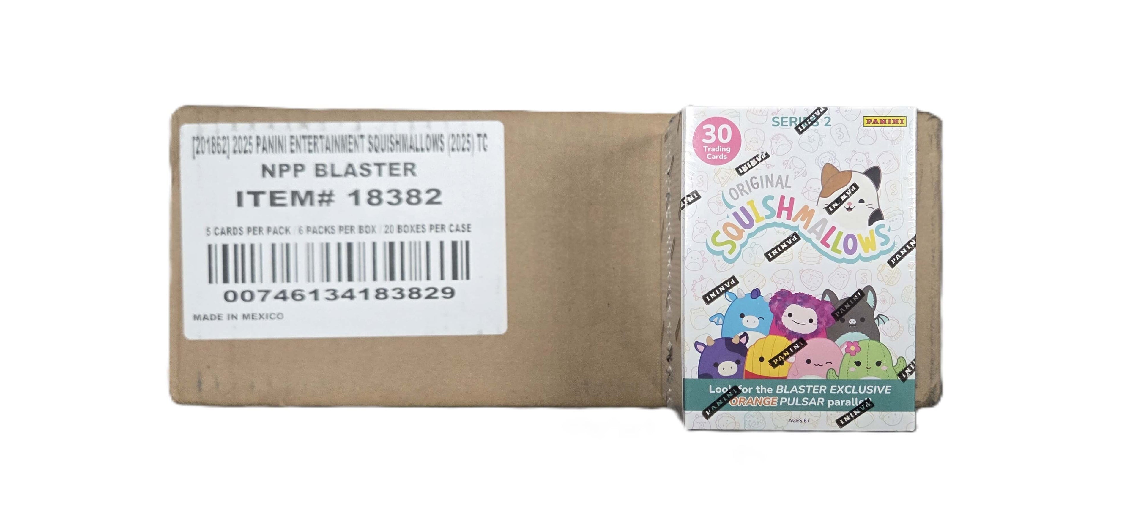 2025 Panini Squishmallows Series 2 Blaster 20-Box Case