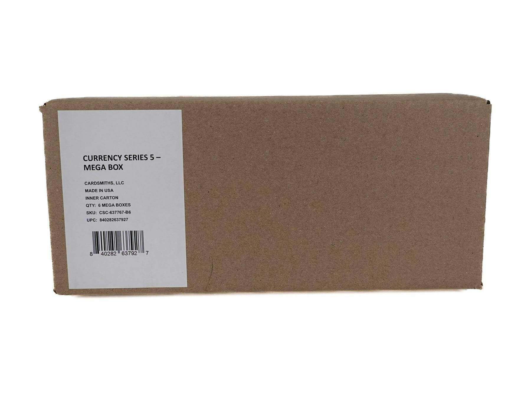 Currency Trading Cards Series 5 Mega 6-Box Inner Case (Cardsmiths 2025)