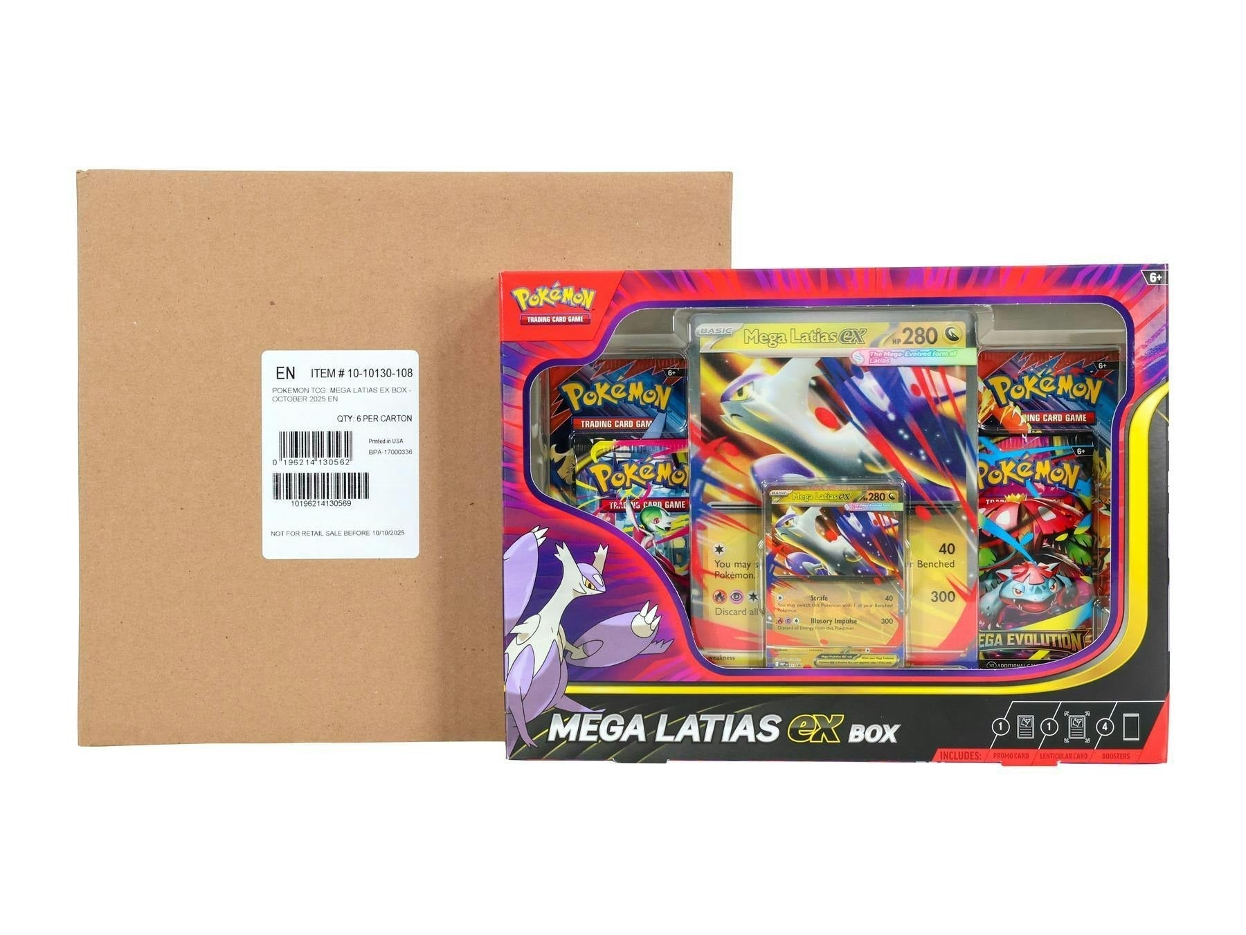 Pokemon TCG: Pokemon Mega Latias ex 6-Box Case