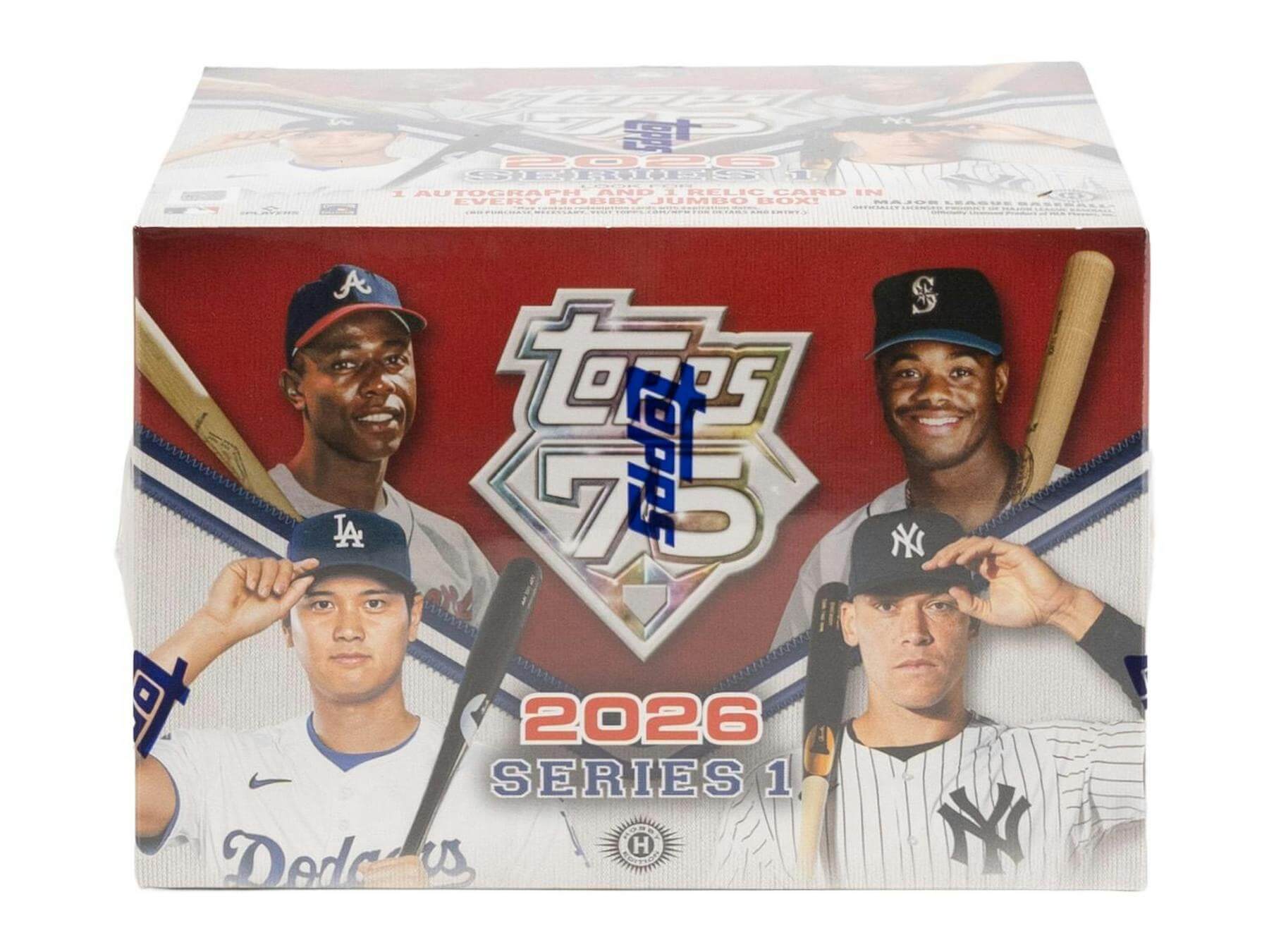 2026 Topps Series 1 Baseball Hobby Jumbo 6-Box Case
