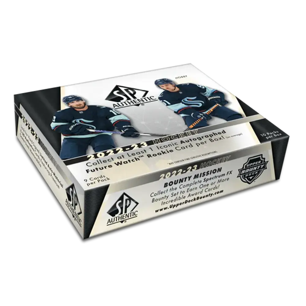 2022-23 Upper Deck Sp Authentic Hockey Hobby Box