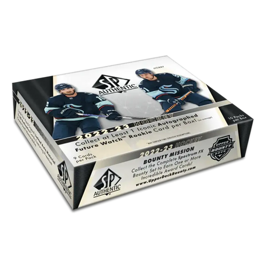 2022-23 Upper Deck Sp Authentic Hockey Hobby Box