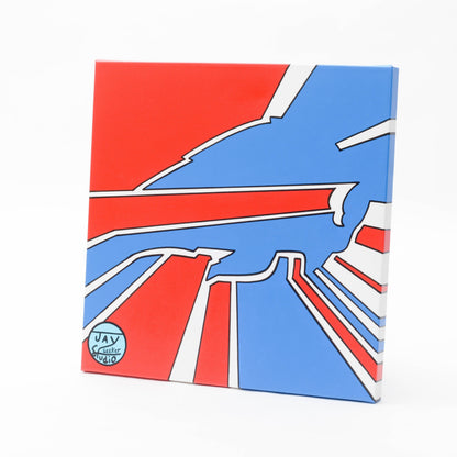 Jay Geeker Sport Logo Art Collection - 24" X 24" - BUFFALO BILLS
