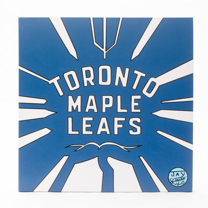 Jay Geeker Sport Logo Art Collection - 30" X 30" - TORONTO MAPLE LEAFS