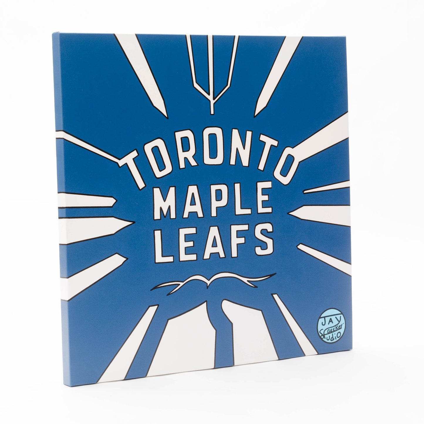 Jay Geeker Sport Logo Art Collection - 30" X 30" - TORONTO MAPLE LEAFS