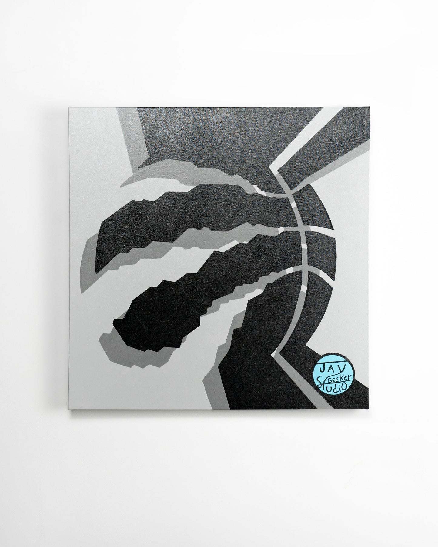 Jay Geeker Sport Logo Collection - 24" X 24" - TORONTO RAPTORS (GRAY)
