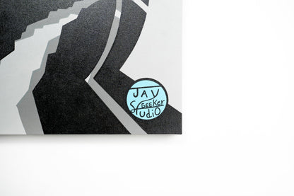 Jay Geeker Sport Logo Collection - 24" X 24" - TORONTO RAPTORS (GRAY)