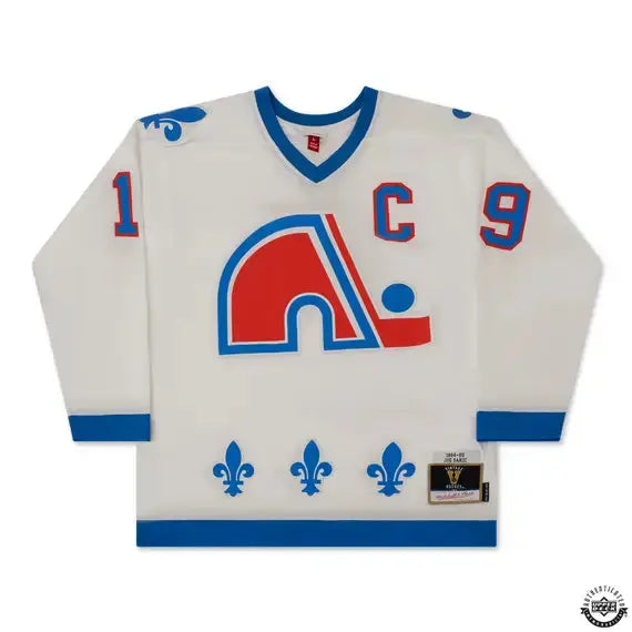Joe Sakic Autographed Authentic 1994 Quebec Nordiques Home White Mitchell & Ness Jersey