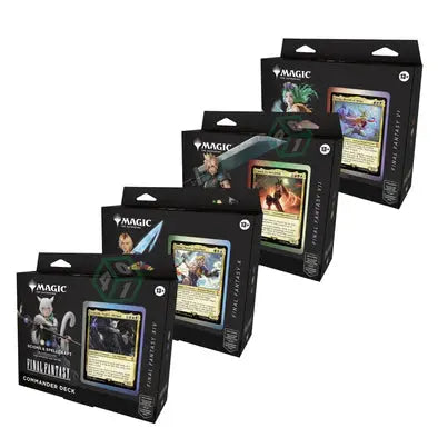 MTG Universes Beyond Final Fantasy Commander Deck Set of 4