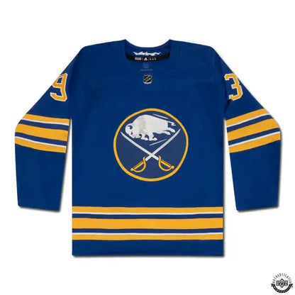 Matt Savoie Autographed Authentic Buffalo Sabres Adidas Royal Jersey
