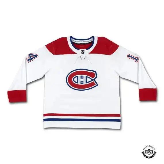 Nick Suzuki Autographed White Adidas Montreal Canadiens Jersey